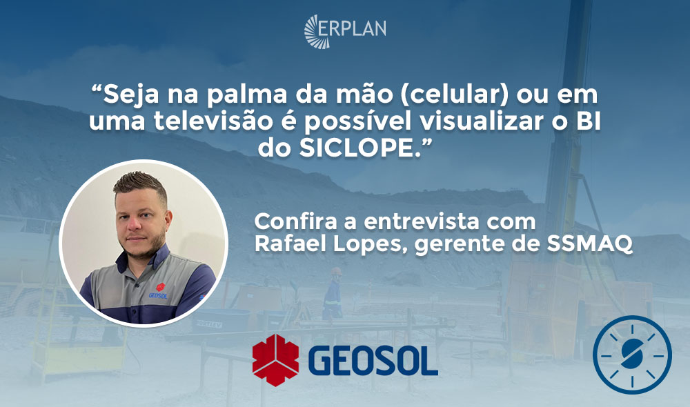 imagem entrevista com gerente de SSMAQ da Geosol